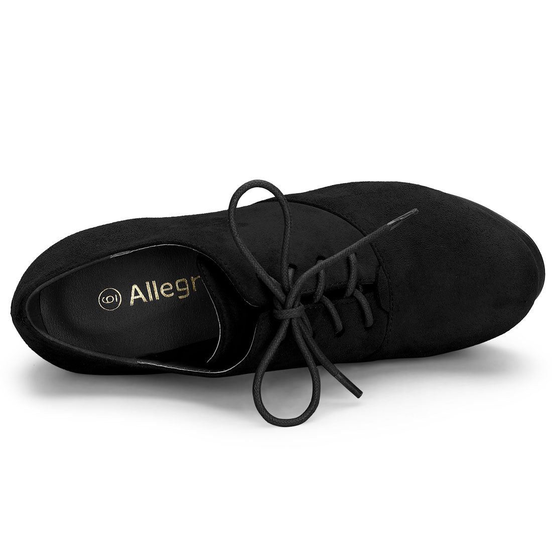 Allegra K Platform Chunky Heel Lace Up Leopard Print Booties