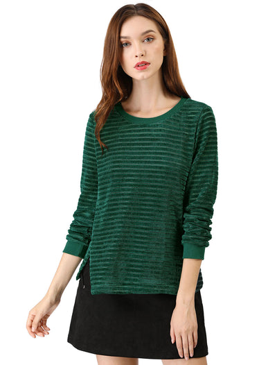 Lightweight T-Shirt Crewneck Long Sleeve Pullover Sweater