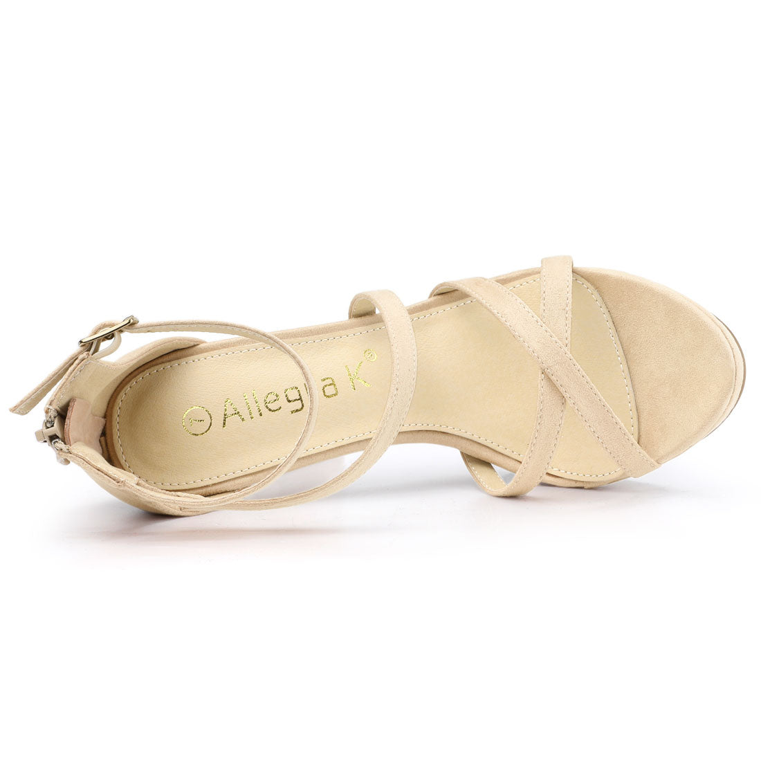 Allegra K Strappy Platform Stiletto Heel Sandals