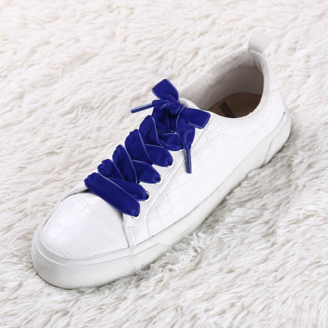 Allegra K Velvet Shoelaces Ribbon Strings for Sneakers Shoe Laces