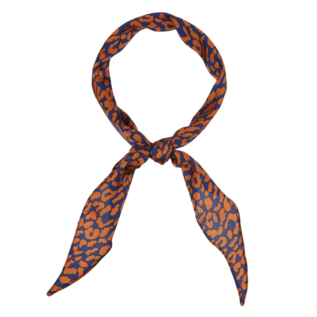 Allegra K Animal Print Leopard Rhombus Rhombic Neck Scarf Cheetah Bandana