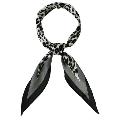 Leopard Print Rhombus Neck Scarf Scarves Wraps Neckerchief