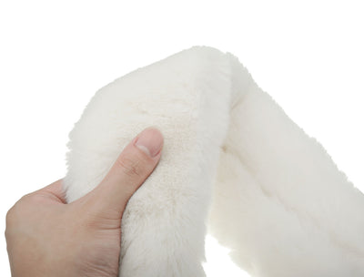 Faux Fur Winter Collar Thick Plush Neck Scarves Wrap Warmer Shawl