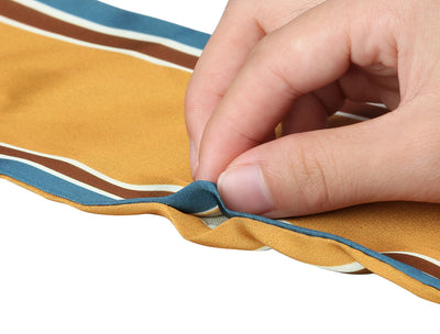 Skinny Ribbon Hair Band Heart Print Handbag Handle Neck Scarf