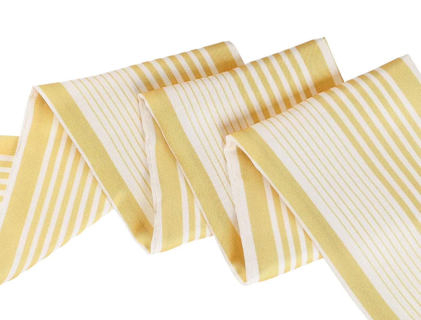 Allegra K Skinny Scarves Stripe Neck Wraps Fasion Neckerchief Ribbon Hairband