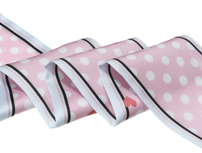 Skinny 50s Polka Dot Neck Wraps Cute Ribbon Hairband Neckerchief