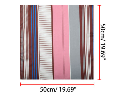 Stripe Print Square Neck Wrap Scarves Neckerchief Bandana