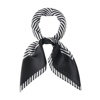 Stripe Print Square Scarves Kerchief Neckerchief Headband