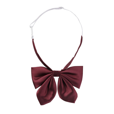 Allegra K Pre-tied Solid Color Bowknot Bowties School Uniform Bow Tie