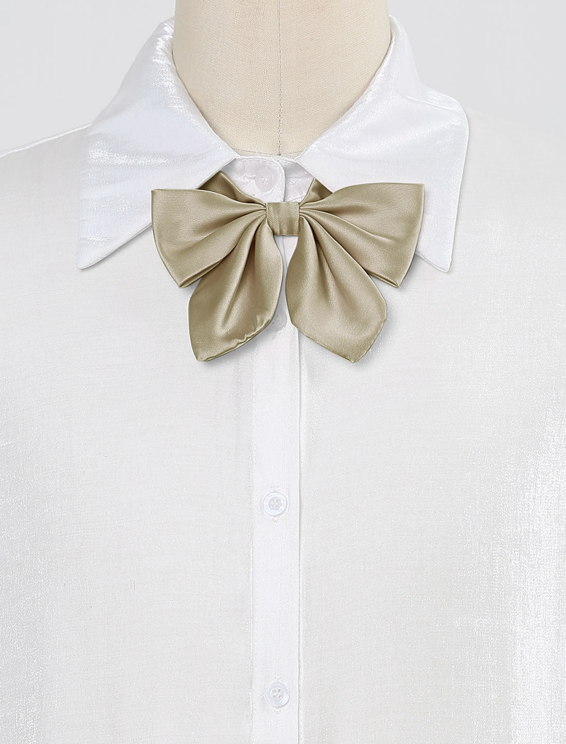 Allegra K Pre-tied Solid Color Bowknot Bowties School Uniform Bow Tie