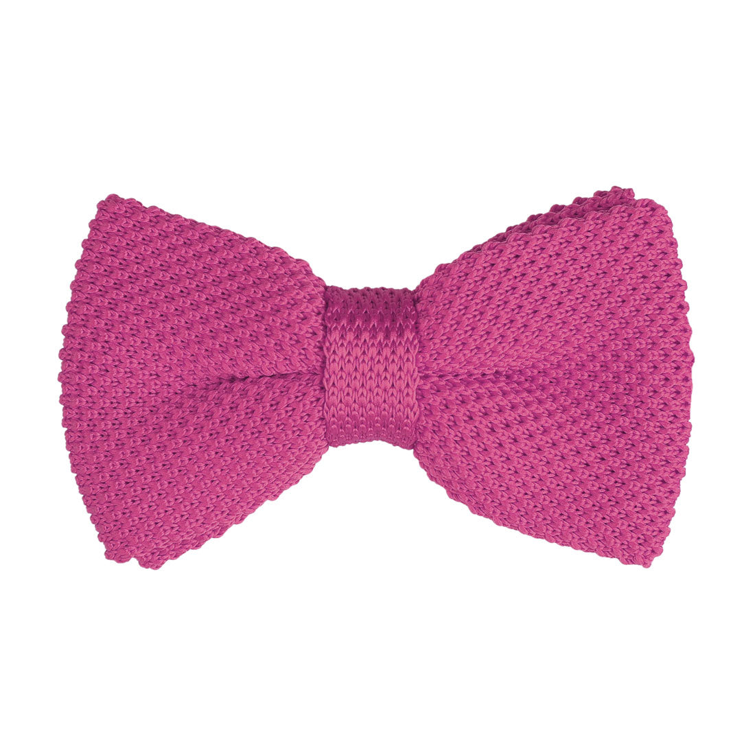 Allegra K Pre-tied Bowtie Adjustable Neck Solid Color Knitted Bow Tie