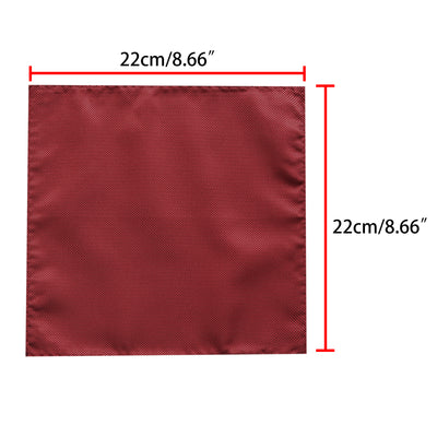 Pocket Square Solid Classic Textured Wedding Business Handkerchiefs