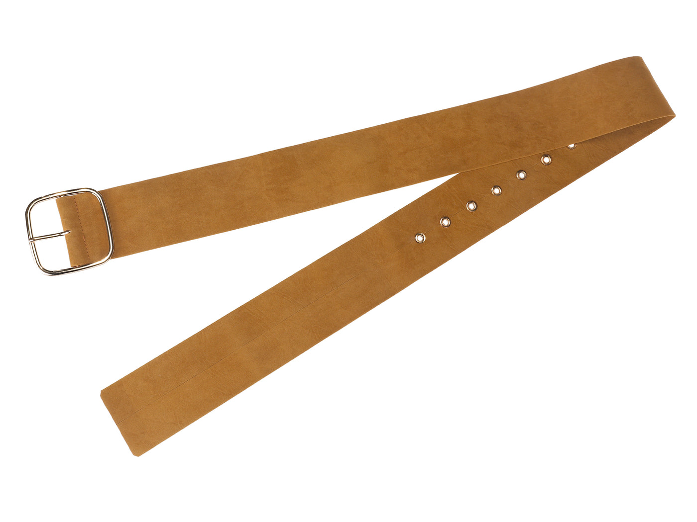 Allegra K Faux Suede Chunky Buckle Adjustable Wide Waist Belts