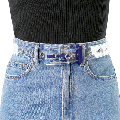 Grommet Clear Waist Plus Size Waist Jeans Dresses Belts