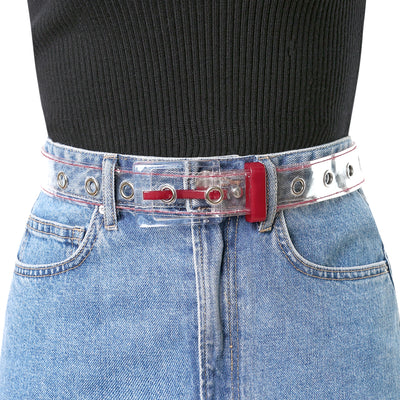 Grommet Clear Waist Plus Size Waist Jeans Dresses Belts