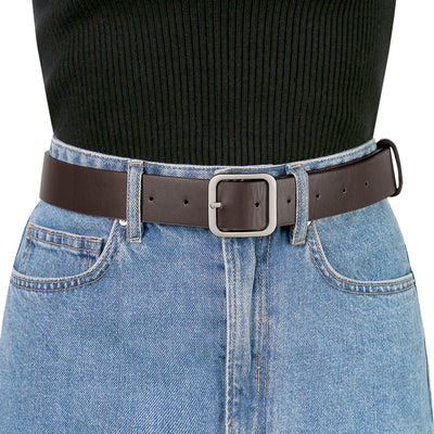Dresses Jeans Pants Pin Buckle Soft Wide Waist Belt