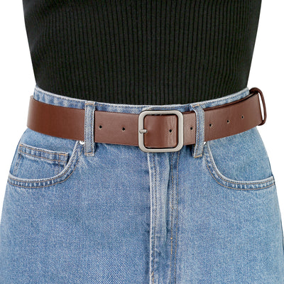 Dresses Jeans Pants Pin Buckle Soft Wide Waist Belt