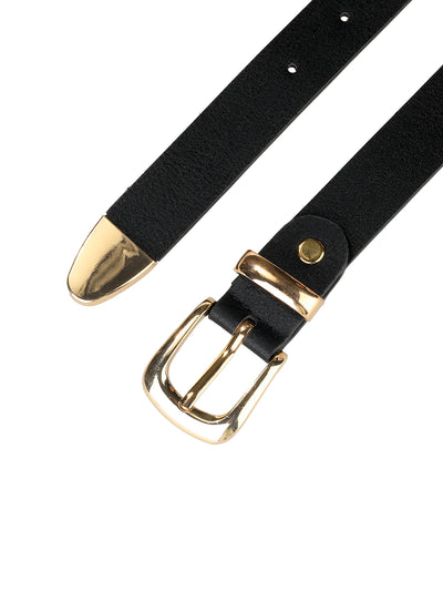 Allegra K Adjustable Skinny Waist Jeans Dresses Metal Pin Buckle Belts
