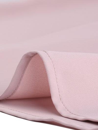Summer Keyhole Neck Ruffle Mesh Sheer Lace Panel Elegant Blouse Top