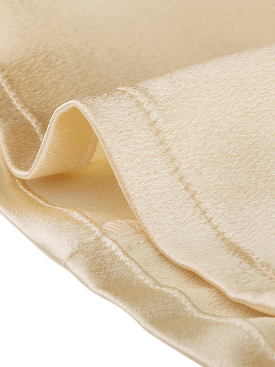 Satin Cardigan Elegant 3/4 Sleeve Solid Bolero Shrug Tops