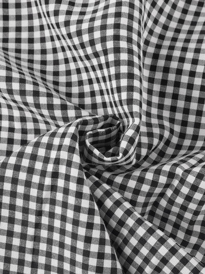Button Down Roll Up 3/4 Sleeve Belted Tartan Plaid Shirt Dress