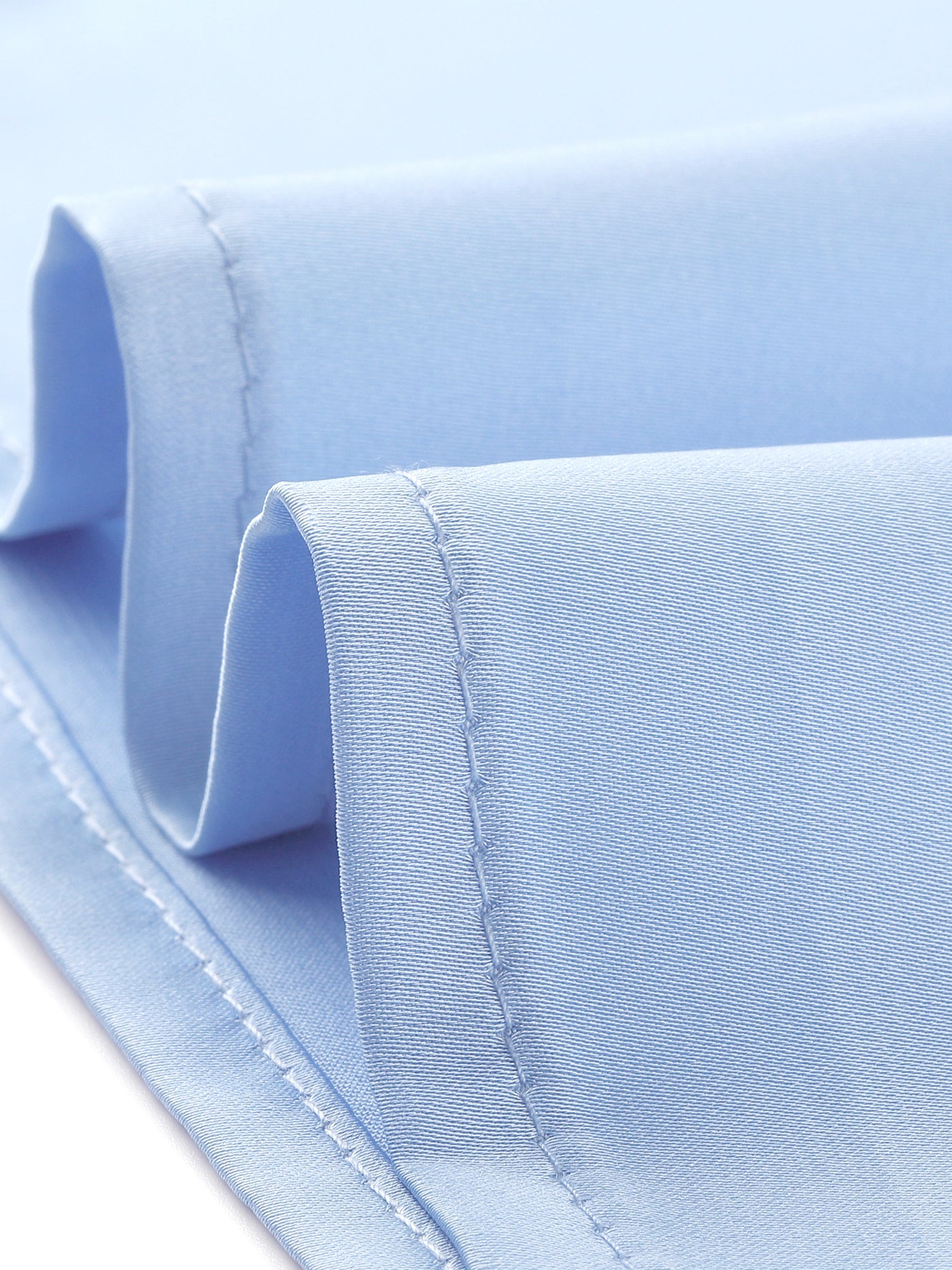 Allegra K Satin Tie Neck Long Sleeve Solid Color Elegant Office Work Shirt Top