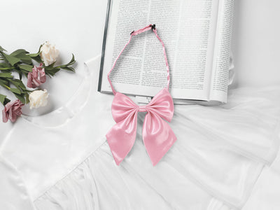 Pre-tied Bowknot with Adjustable Neck Strap Cute Bowtie 2 Pcs