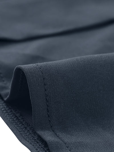 Elegant Triple Pleat Long Sleeve V-Neck Chiffon Office Blouse Top