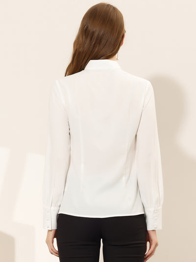 Casual Blouse for Elegant Stand Collar Cut-Out Henley Shirt