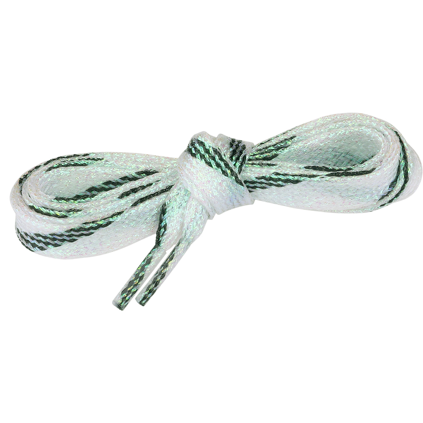 Allegra K Glitter Shiny Flat Sneakers Shoelace Metallic Sparkling Shoe Laces Strings