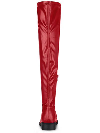 Low Block Heel Fashion Over the Knee High Boots