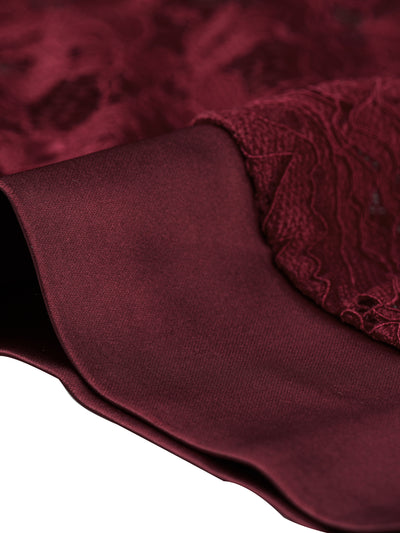 Panel Short Sleeve Sheer Lace Cropped Bolero Shrug