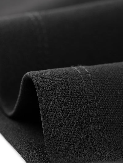 Sheath 3/4 Sleeve Knit Lapel Collar Belted Work Office Dress