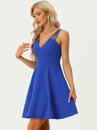 Homecoming Sexy Backless Sleeveless Party Cocktail Dress Sundress