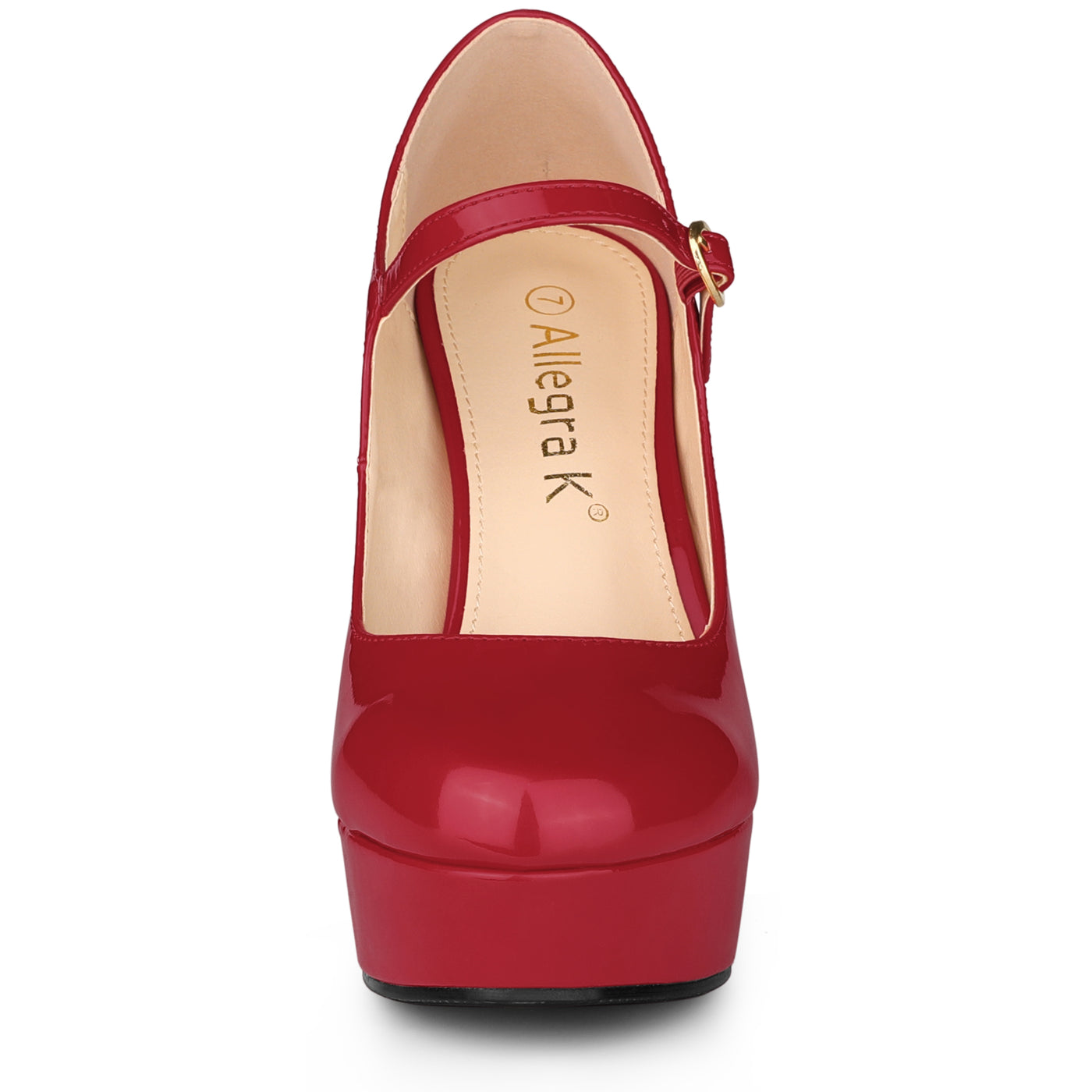 Allegra K Platform Ankle Strap Stiletto Heel Dress Shoes Mary Jane Pumps