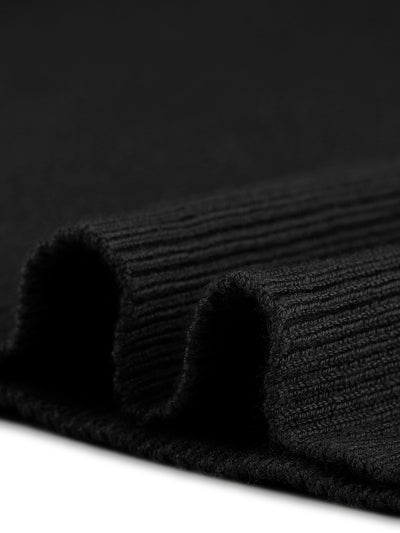 Sleeveless Mock Neck Sweater Fitting Knit Basic Vest Tank Top