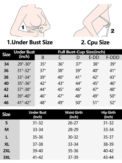 Women's Bandeau Bra Set Removable Straps Wirefree Non-Slip Top Front Buckles Strapless Bra and Panty