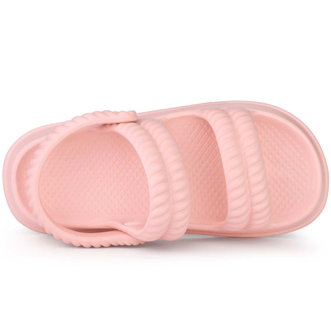 Allegra K Women's Slide Sandals Two-Way Wear Light Weight Slingback Flat Sandals