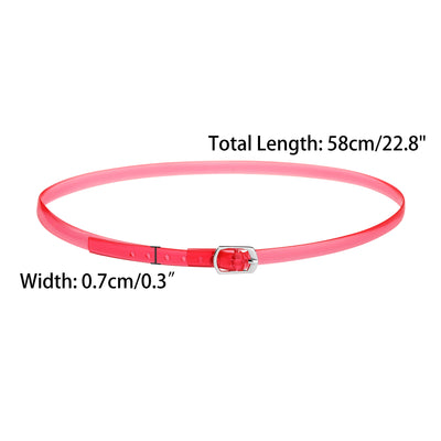 Women's Shoe Ankle Straps Transparent Anti-Slip Cross Over Buckle Shoelaces for Heels