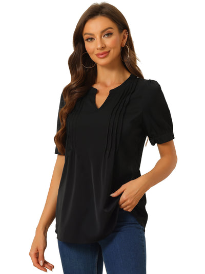 Work Shirt for Women's Long Sleeve Casual Business Office Blouse Top
