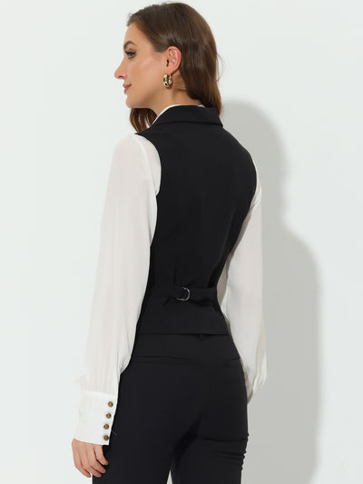 Waistcoat Lapel Collar Dressy Versatile Racerback Suit Vest