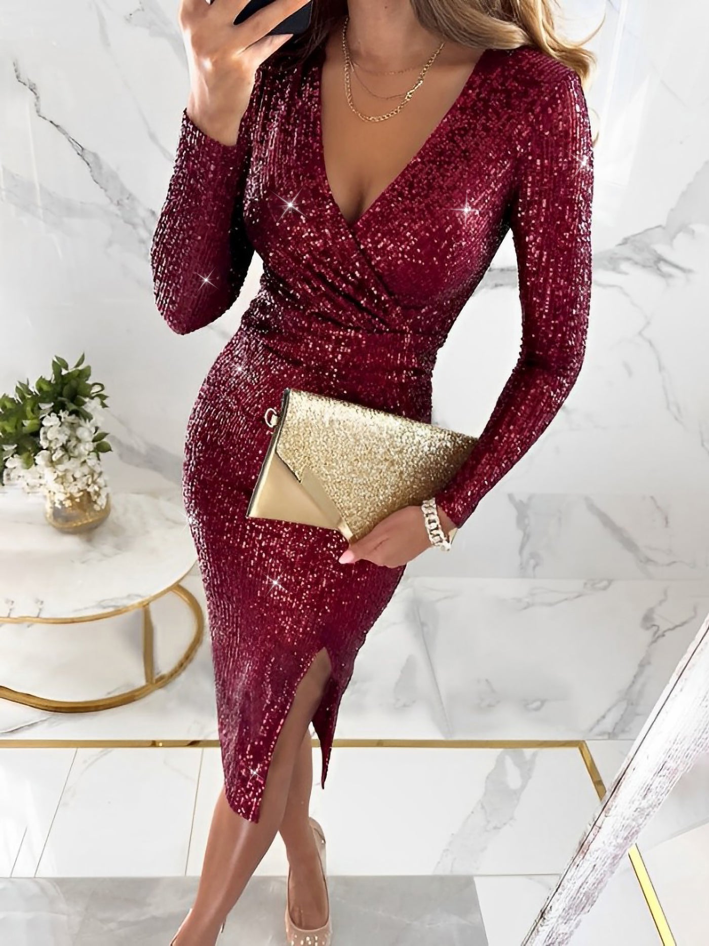 glitter bodycon midi dress Midi Dress Sparkly Bodycon Dress Black Ruched Off Shoulder Split Back Sequin Bodycon Midi Dress